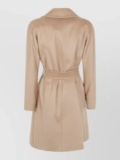 S Max Mara Wool Coat In Brown