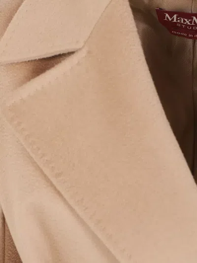S Max Mara Wool Coat In Brown