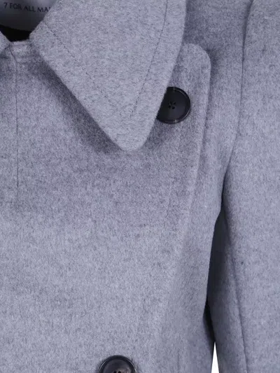 7 For All Mankind Virgin Wool Double-breasted Jacket