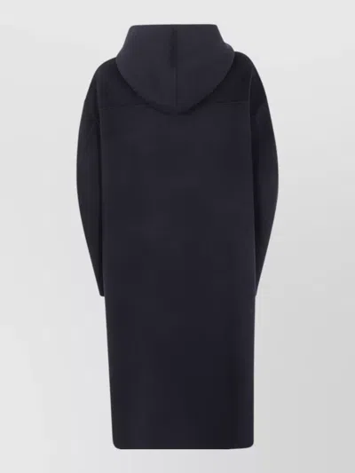 Rohe Wool Cashmere Duffel Coat In Blue