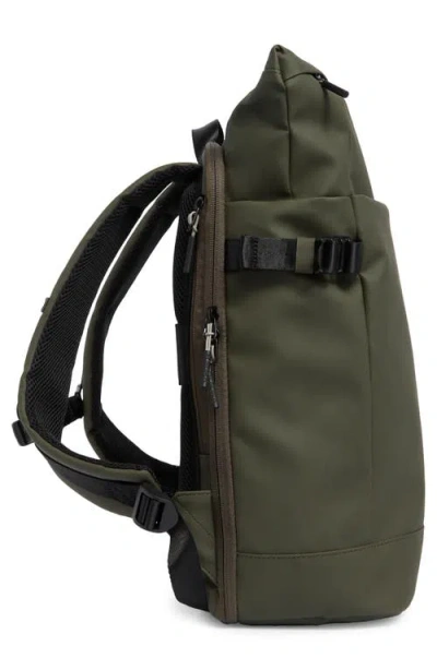 Bonobos Textured Rubberized Backpack In Olive