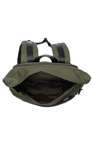 Bonobos Textured Rubberized Backpack In Olive