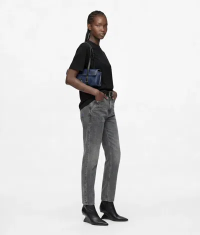 Kl Jeans Open-back T-shirt In Black