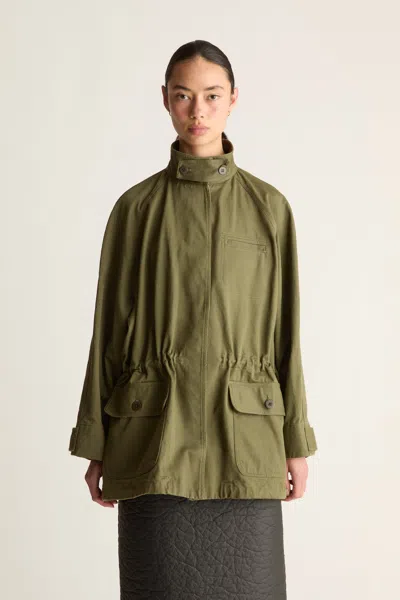Lee Mathews Harper Drill Utility Jacket In Fatigue