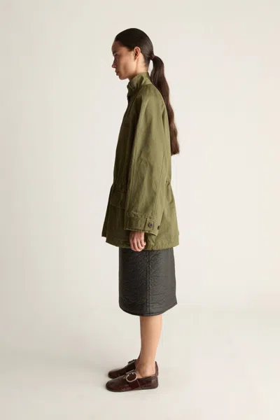 Lee Mathews Harper Drill Utility Jacket In Fatigue