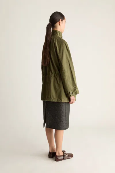 Lee Mathews Harper Drill Utility Jacket In Fatigue