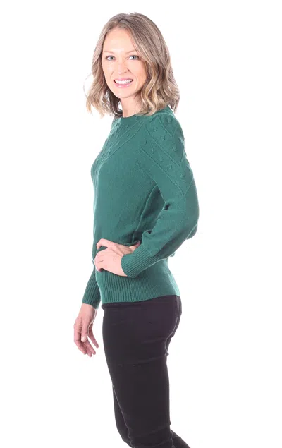 Duffield Lane Teagan Sweater In Evergreen