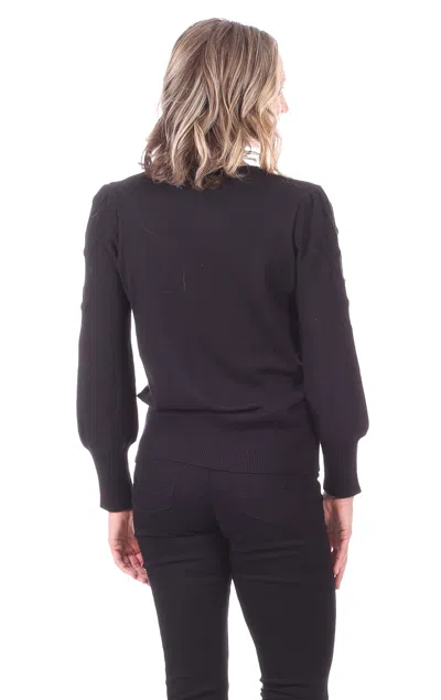 Duffield Lane Teagan Sweater In Black