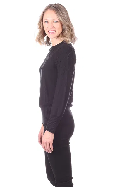 Duffield Lane Teagan Sweater In Black