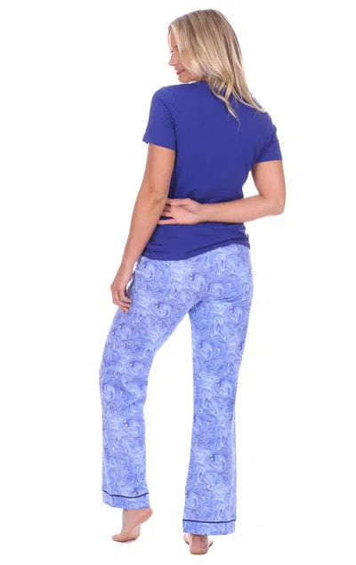 Duffield Lane Celine Set In Blue Marble