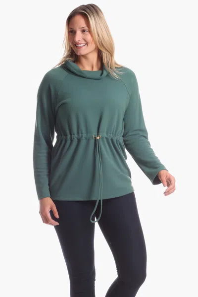 Duffield Lane Carmen Pullover In Evergreen