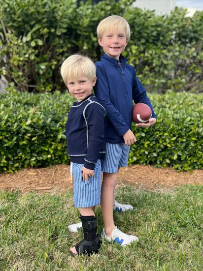 Duffield Lane Boys Kipling Pull-on Short In Blue