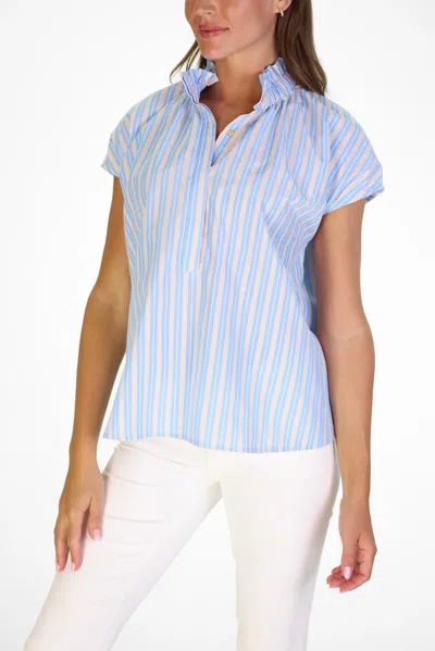 Duffield Lane Pepper Popover In Sunset Stripe
