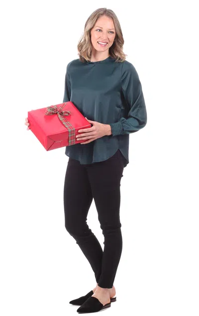 Duffield Lane Skylar Top In Forest