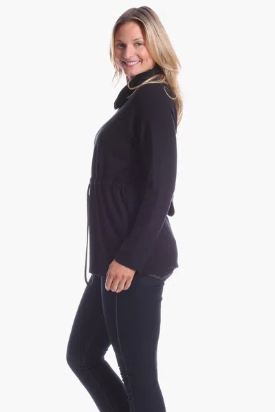 Duffield Lane Carmen Pullover In Black