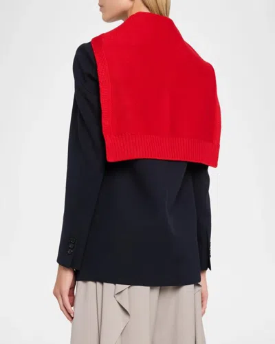 Loewe Detachable Sailor Panel Double-breasted Jacket In Multi