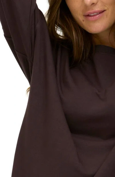 Threads 4 Thought Cathy Boyfriend Feather Fleece Sweatshirt In Cocoa