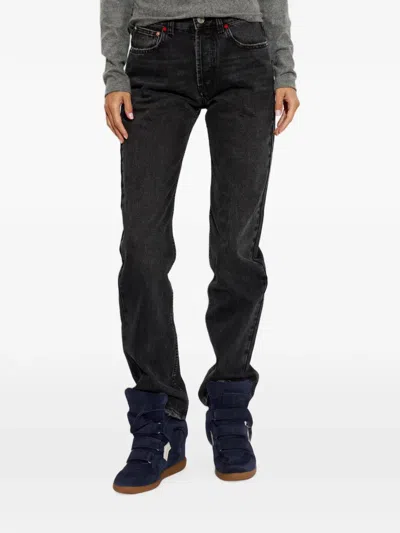 Isabel Marant Belt-loop Jeans In Black