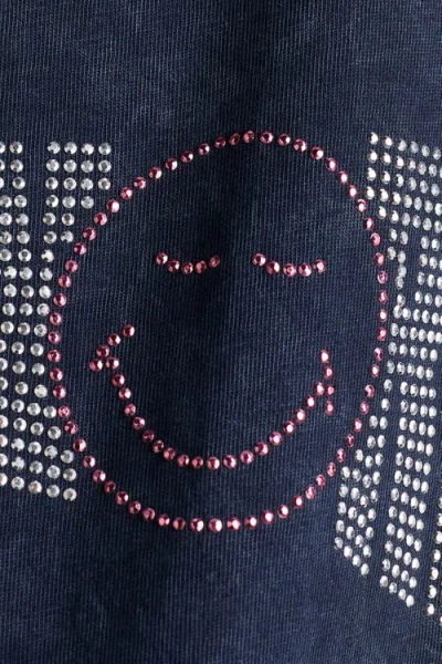 H&m Printed T-shirt In Blue