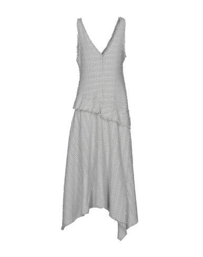 Shop Proenza Schouler Midi Dress In Grey