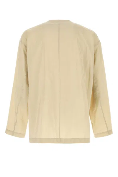 Lemaire Luxe Silk-nylon T-shirt In Neutral