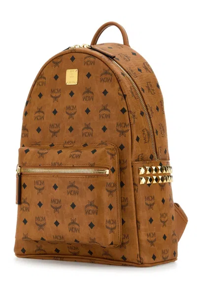 Mcm Stark Backpack In Brown