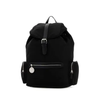 Stella Mccartney Nylon Backpack Backpack  Black