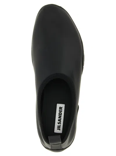 Jil Sander Elbe Slipper In Black