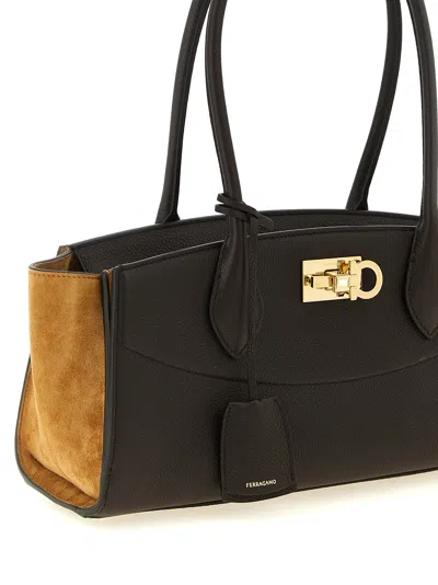 Ferragamo Double-handle Handbag In Pattern
