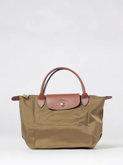 Longchamp Le Pliage Original Small Canvas Handbag In Green