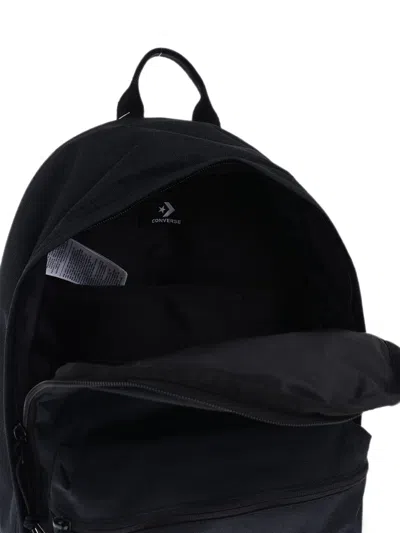Converse Logo-print Ripstop Backpack In Black