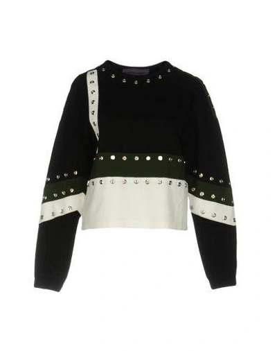 Shop Emanuel Ungaro Sweatshirts In Black