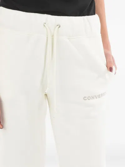 Converse Drawstring Track Pants In White