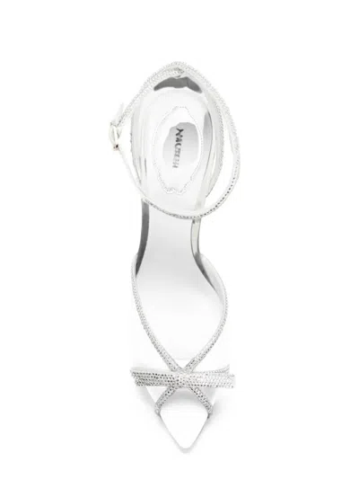 René Caovilla 105mm Lynette Sandals In White