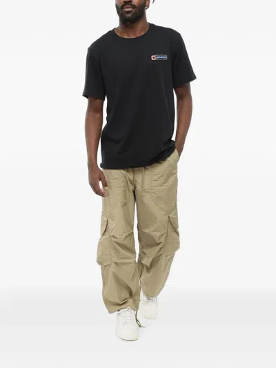 Converse Logo-print Cotton T-shirt In Black