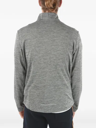 Nike Dri-fit Logo-print Sweatshirt In Grey