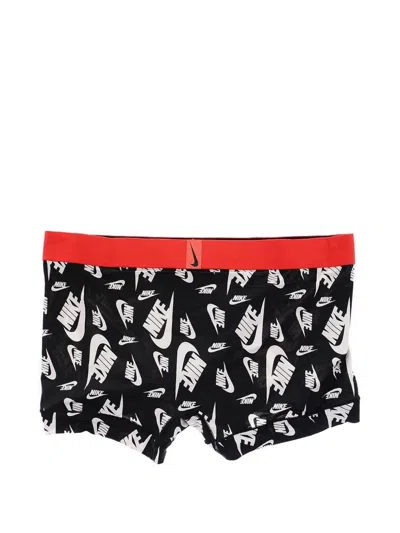 Nike Logo-print Boxers In Black