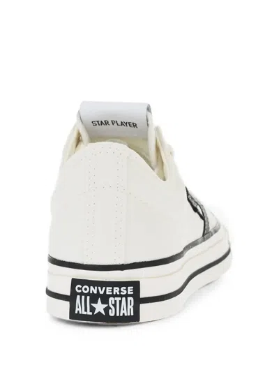 Converse Star Player 76 Canvas Sneakers In White