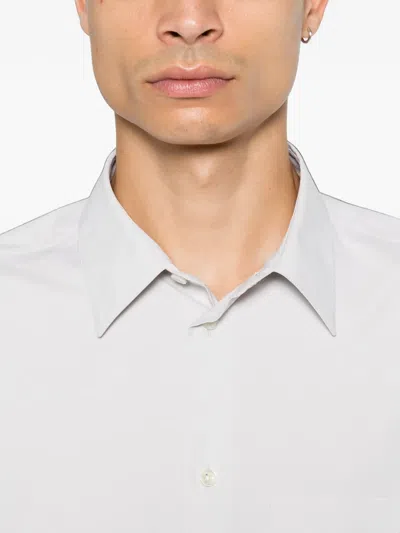 The Row Pace Long-sleeve Shirt In Grey