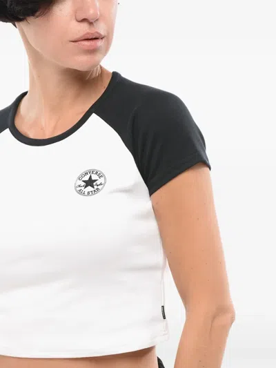 Converse Chuck Taylor Logo-patch T-shirt In Black