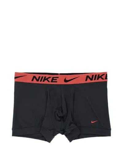 Nike Logo-waistband Boxer Briefs In Black