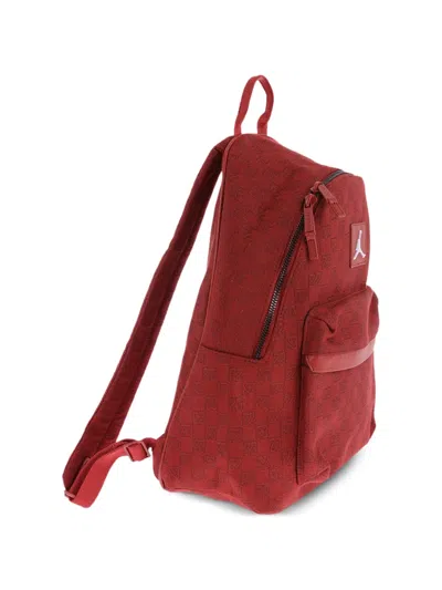 Jordan Monogram-print Backpack In Purple