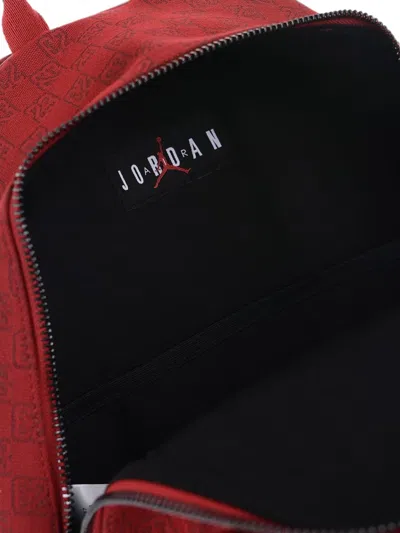 Jordan Monogram-print Backpack In Purple