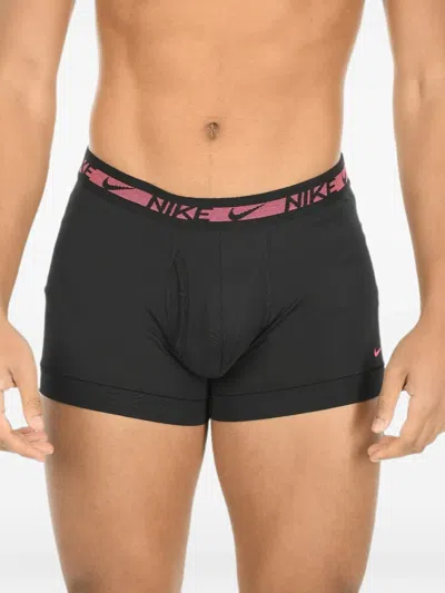 Nike Dri-fit Logo-waistband Boxers In Blue