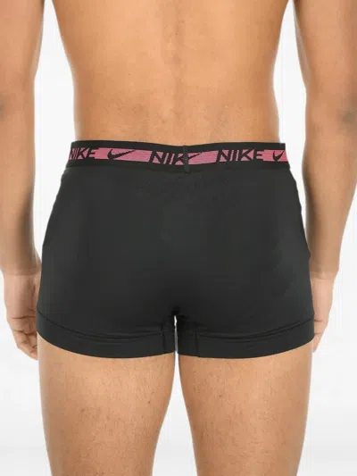 Nike Dri-fit Logo-waistband Boxers In Blue
