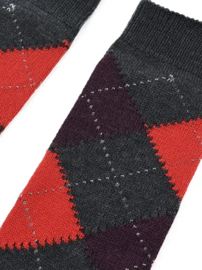 Maria La Rosa Argyle Wool Socks In Multi