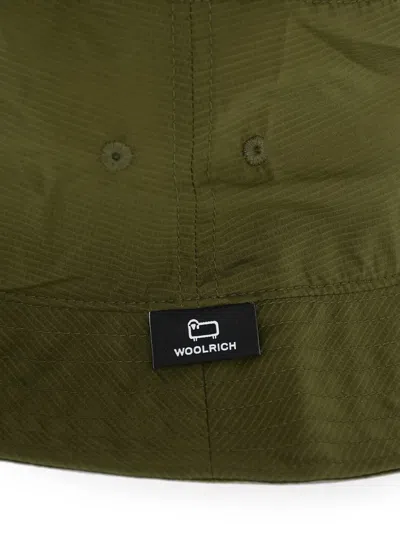 Woolrich Pertex Ripstop Bucket Hat In Blue