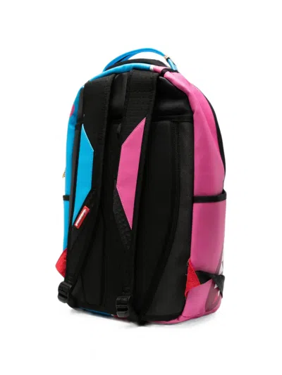 Sprayground Shark Central Zen Split-design Backpack In Purple