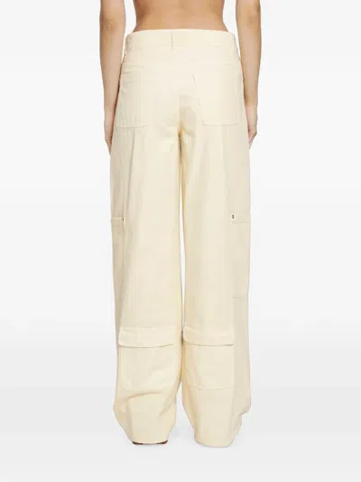 Moncler Multi-pocket Cargo Pants In Neutrals