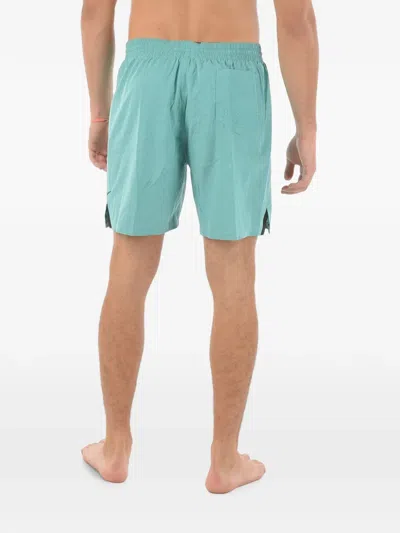 Nike Elasticated Drawstring Swim Shorts In Blue